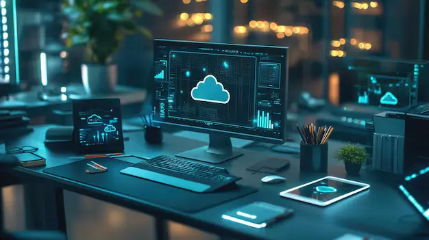 modern workspace image